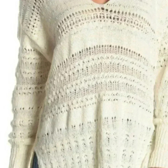 Free People Hot Tropics Pullover White Size XS - Picture 3 of 6